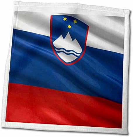 Bandeira 3drose de Eslovênia acenando no vento - toalhas