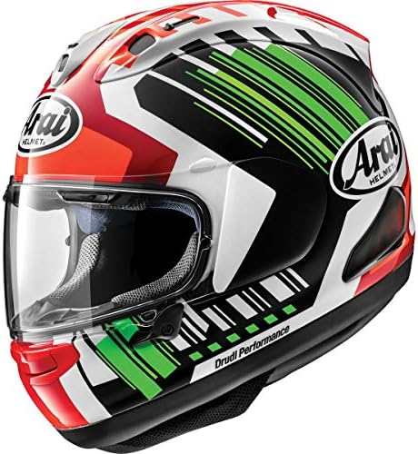 Arai Corsair-X Rea-5 Capacete de motocicleta de rua adulto-branco/médio