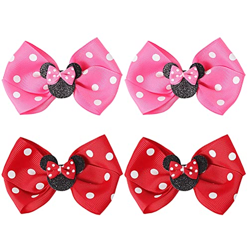 Bebê mouse orelhas de cabelo arcos de cabelos acessórios de cabelo bebê clipe de cabelo de orelha para bebês garotas meninas, mounde