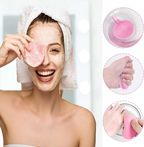 36 PCS esponja facial compactada compacta esponjas para esponjas faciais de rosto para esteticistas enfrentam esponjas para limpar a esponja de remoção de maquiagem para rosto