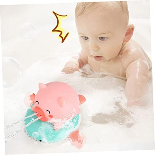 Toyvian Water Pig Toy Bath Toys para bebês Toys Piggy Batê