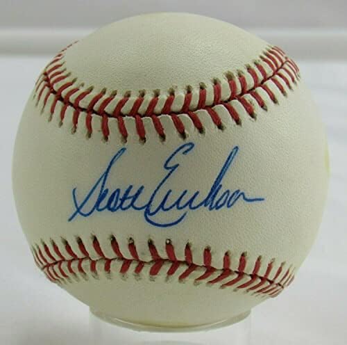 Scott Erickson assinou o Autograph Autograph Rawlings Baseball B111 - Baseballs autografados