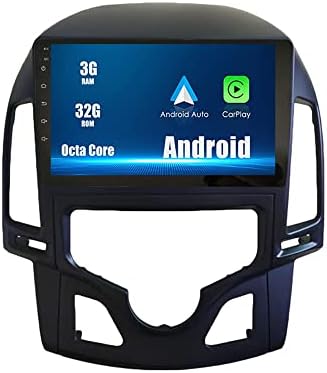 Android 10 Autoradio Navigação de carro Multimídia GPS Radio 2.5D Tela de toque Forhyundai i30 2009 no Octa Core 3 GB