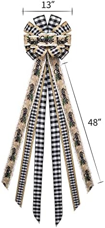 Gogosy Christmas Tree Topper Bow, 48''x 13 '