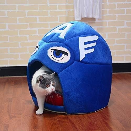 Yang1mn Cabin de estimação do canil Tamanho da moda: 50 50 50cm Design Bed Cat Cat House Pequeno cachorro de cachorro de cachorro