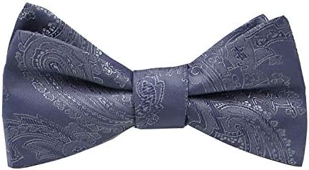 Mens Silk Paisley Trey Self Tie Bus