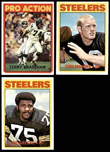 1972 Topps Pittsburgh Steelers Low Team Set Pittsburgh Steelers NM+ Steelers