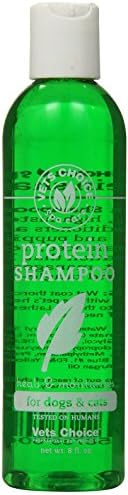 Shampoo de proteína de extensão de saúde, para cães e gatos, 8 oz