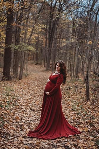 Maternidade Saslax Offs offs Malf Círculo Vestido para Photo de Photo de Baby Vestido de Props