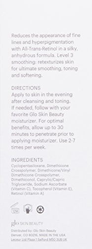Glo Skin Beauty Retinol + Recursos de Recursos | Suaviza poderosamente, tons e suaviza a pele