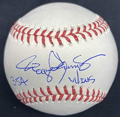Roger Clemens 324 vitórias assinadas JSA de beisebol - bolas de beisebol autografadas