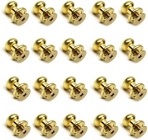 Yinpecly 20pcs mini botões redondos 0,28 x0,35 Pequena gaveta puxa alças para a caixa de joalheria Caixa de presente de ouro