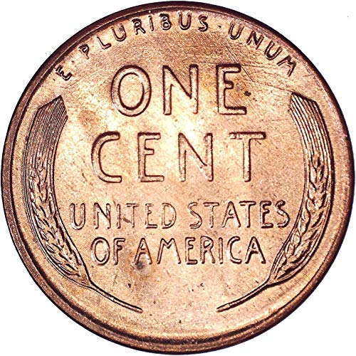 1958 D Lincoln Wheat Cent 1c Brilliant não circulado