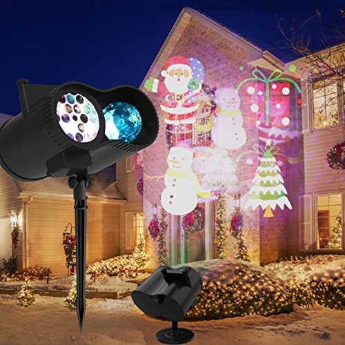 Halloween Christmas Projector Luzes de projeção ao ar livre LED LED SHOW com 20 Slides Patterns