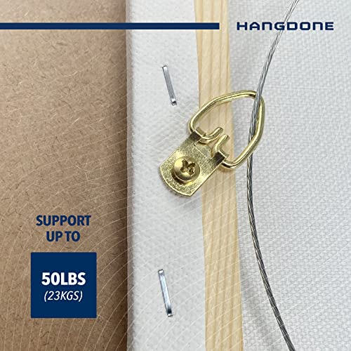 HangDone Picture Pendure Wire 5 Supports até 50 libras