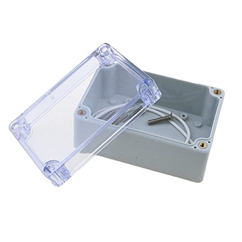 DJDLFA 1PCS 100 * 68 * 50mm IMC parafuso quente Tampa transparente montada Caixa de junção selada à prova d'água 100x68x50mm