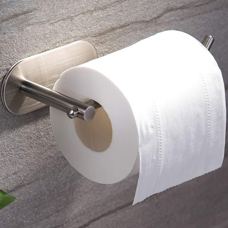 Zhaoleei Toalheiro Towel Raw Rail Adesivo de papel higiênico Rolo de rolo de aço inoxidável Acessórios para o banheiro cabide