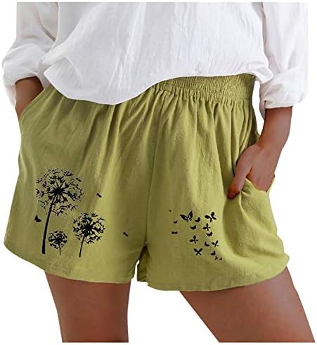 Shorts de verão casuais para shorts de ioga feminina para mulheres curtas cáqui shorts shorts