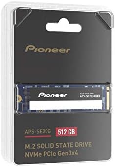 Pioneiro 512GB NVME SSD PCIE M.2 2280 GEN 3X4 TLC READ/gravação interna de alta velocidade até 3300/2000MB/s Drive de estado sólido, 800 TBW, PC Compatível com laptop