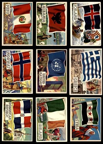 1956 Topps Flags of the World Complete Set VG/Ex