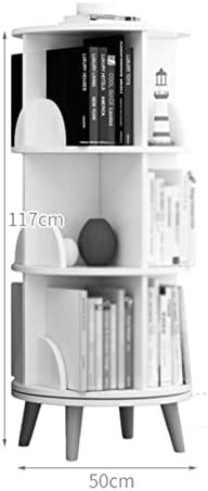 Acessórios 22 Haodamai Stratification de estante de livros rotativos de 3 camadas com suporte para o livro da revista LEG Livro 50x50x117cm