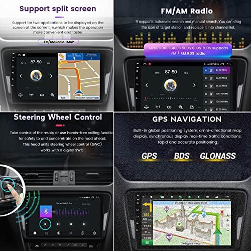 Rádio estéreo para carro Android Plokm para BMW X3 E83 2004-2012 com Apple CarPlay Android AUTO, Rádio de carro Bluetooth de 9 polegadas com navegação GPS WiFi USB