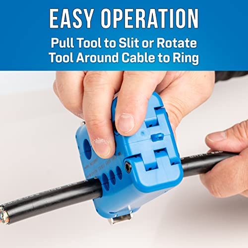 Jonard Tools MS-446 Mid Span Fiberptic Cable Slit & Ring Tool