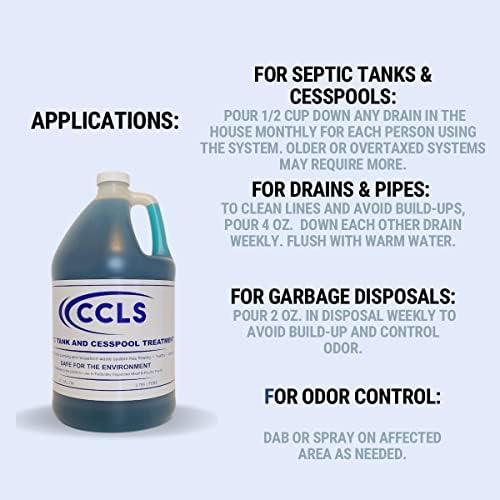 CCLS Sépticos Tents e Cesspool Tratamento Aditivo/Enzima Orgânica Bactérias que produzem