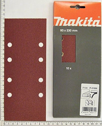 Makita P-31865 1/3 Folha 100 Papel abrasivo perfurado-multicolorido