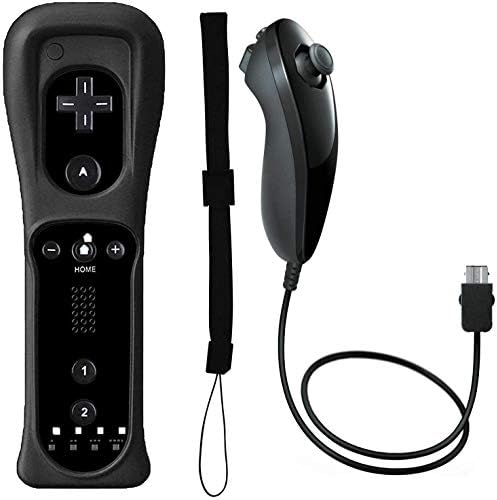 PuNESS Wii Wireless Remote e Nunchuck Controller Case adicional de silício e pulseira Strap Gamepad Combo Combo para Nintendo
