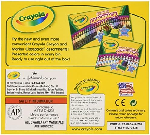 Crayola Crayons, White, Crayon Crayon de cor única, 12 contagem de giz de cera a granel, material escolar