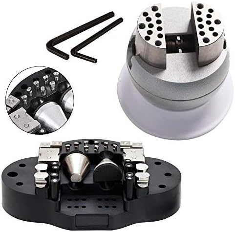 Ferramenta de configuração de gravação de torno de esfera 360 ° Rotação Profissional Ball Vise 30 PCS Anexo Jóias de Anexo Bloco Bloco Padrão Bloco