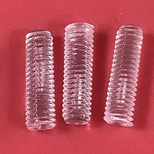 Parafusos de nylon de 50pcs m3 pc, nenhum parafuso parafusos parafusos de plástico 5 mm ~ 12 mm de comprimento -