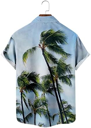 Xxbr mass de botão casual camisetas, manga curta estampa floral tropical lose fit praia tops camisetas havaianas de verão
