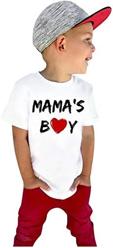 Roupas eoailr Para meninas, meninos meninas de manga curta Camiseta criança garoto de verão Cartoon Crew Blouse 4T Boys Roupos