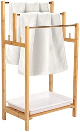 3 Toalhas de camada Racker de toalha grátis Toalha de pé pendurada e secagem Solução de organizador de armazenamento de toalhas
