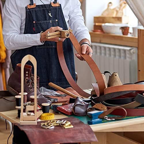 Mandala artesanato pônei de couro para laço de costura de couro - Caminhamento de couro Kit Caminho Caminho de couro - DIY Ferramenta de couro para mesa de mesa