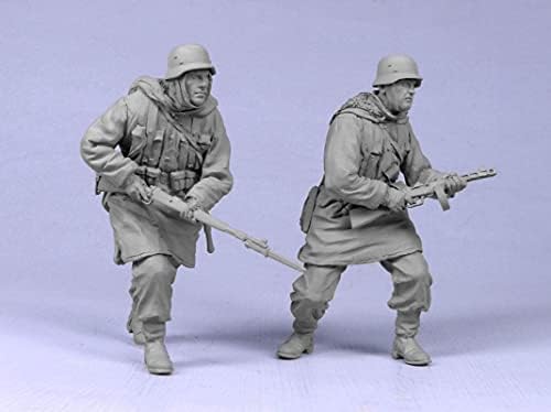 Goodmoel 1/35 Segunda Guerra Mundial Soldado Alemão Soldado Soldado Modelo Kit/Kit em miniatura sem montagem e sem pintura/YH-1185