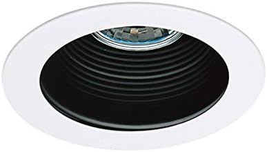 Iluminação nicor 14003 acabamentos embutidos, branco e preto