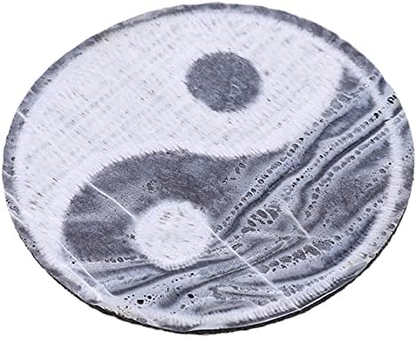 Costurar ou ferro em remendos 12pcs, 2x2.2in zen yin yang patch bordado símbolo chinês símbolo de bordado Aplique Taiji Patches de logotipo para mochilas, jaquetas, casacos