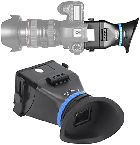 Visor de câmera Zyyini, Professional 3.0x Magnification LCD Viewfinder, para câmera de câmera com 3in/3.2in Screen SLR Viewfinder