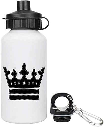 Azeeda 400ml 'Crown costurada' garrafa de água/bebida reutilizável
