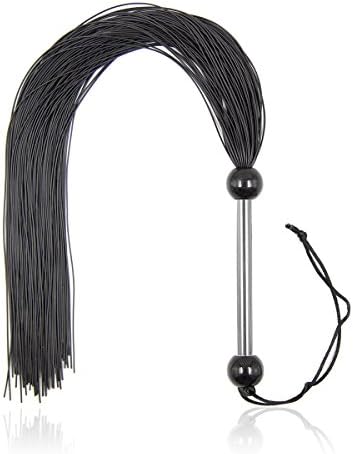 Jianisadra Mini Rubber Whip com alça curta, chicote de couro, deve ser espalhado, chicote, chicote, colheita de cavalos, adereços de