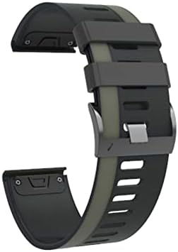 EEOMOIK 26 mm RAIXA RELAÇÃO RELAÇÃO REAGEM Strap para Garmin Fenix ​​6x 6 Pro Watch EasyFit Strap Strap para Garmin Fenix