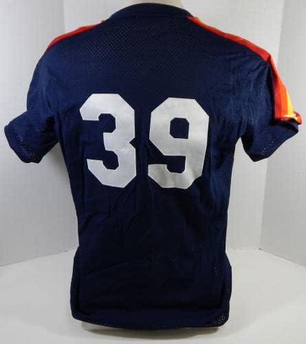 1986-93 Houston Astros 39 Jogo emitido Navy Jersey Batting Practice 46 72 - Jogo usado MLB Jerseys