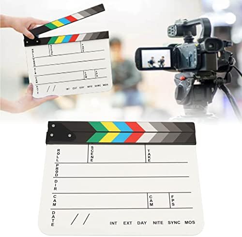 Filme Clap Board, 10 “X12” Diretores de filmes de cinema de filme, filme Clap Board Cut Action Scela para filmes com Pen & Board A