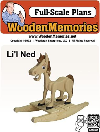 Memórias de madeira Li'l Ned - Planos de madeira e padrões de rastreamento para renas/férias (projeto Woodcraft