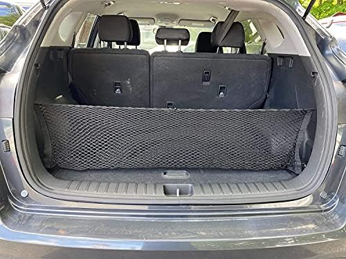 EACCESSORIAS EA Organizador do tronco para Hyundai Tucson 2015-2022-Organizador do tronco de carros de malha-rede de carga para SUV, caminhão-rede de malha de nylon-compatível com Hyundai Tucson 2015-2022