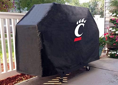 Cincinnati Bearcats hbs pretos ao ar livre vinil churrasqueira capa de churrasqueira