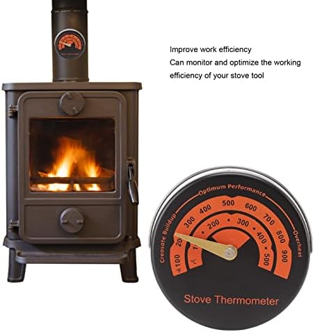 Termômetro de fogão magnético okuiano, alça de temperatura de fogão em escala larga para cozinha para cozinha